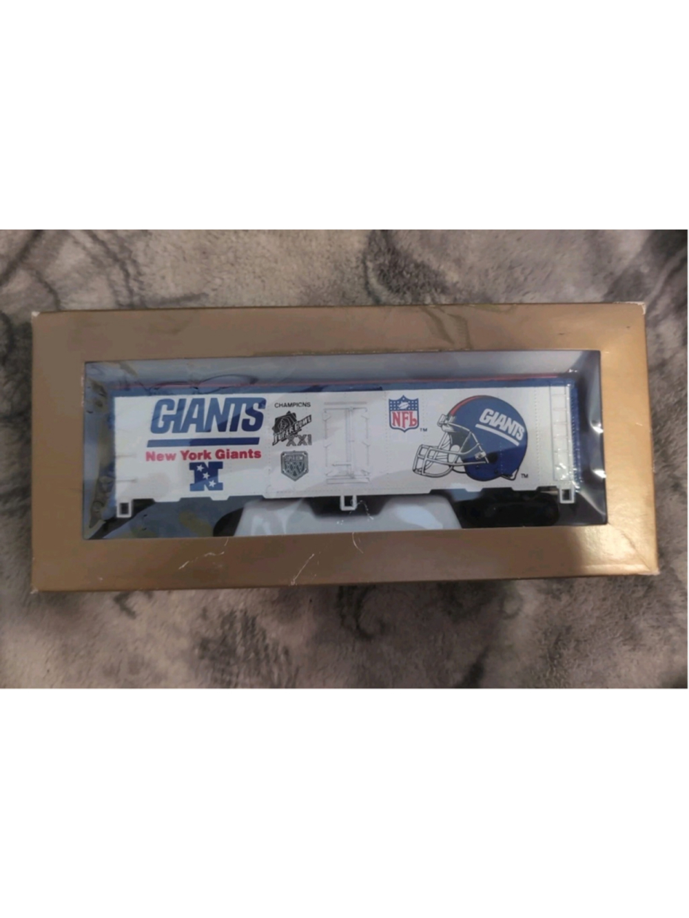 NOS MANTUA HO SCALE 1991 NEW YORK GIANTS NFL SUPER BOWL BOX CAR 🏈🏈🏈🏈